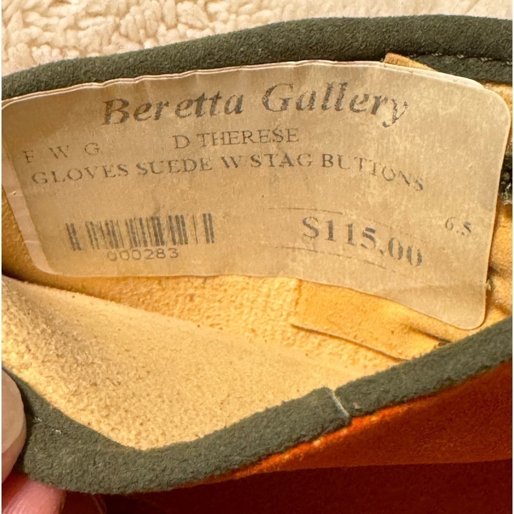 Handschuh Peter Wein Suede Gloves size 6.5 - Picture 5 of 5